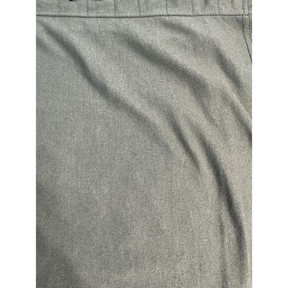 Bleecker Mercer Adult Large Green Short Sleeve Shredded Shirt Crewneck Zipper - Picture 9 of 13